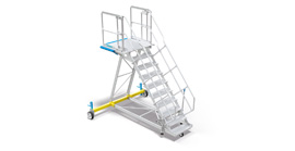 Universal maintenance stairs with fixed height